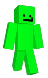green and black Minecraft skin — Classic model