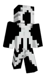 black and black haze Minecraft skin — Classic model — first worn by ImNotACat6