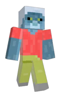 Front of Rewsya's skin