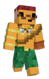 tulip tree and sea green Minecraft skin — Classic model