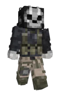 Front of exenid's skin