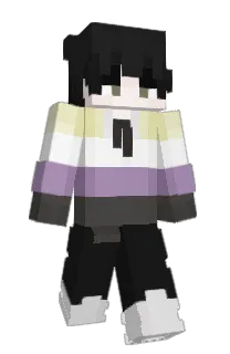 Front of Gl1tchedFoxy's skin