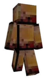 black and night rider Minecraft skin — Slim model — first worn by Thickkuna