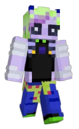 biloba flower and moon raker Minecraft skin — Classic model — first worn by CandelaChan