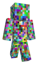 pear and persian blue Minecraft skin — Slim model