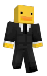 AgentDuck12's Minecraft skin wearing the Pan cape