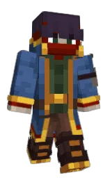 Kagemannen's Minecraft skin wearing the Pan cape