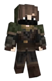 Front of Blegla's skin