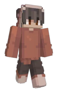 Front of Hebradine's skin