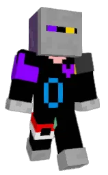 RoboticBubber's Minecraft skin wearing the Pan cape