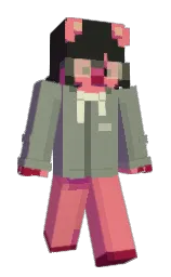 black and mobster Minecraft skin — Slim model — first worn by _Desz