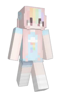 Front of ehhle's skin