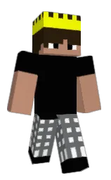 black and old rose Minecraft skin — Classic model