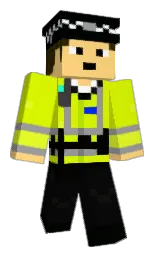 chartreuse yellow and cod gray Minecraft skin — Classic model — first worn by Flippers106