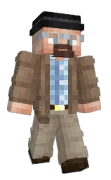 shadow and tobacco brown Minecraft skin — Classic model
