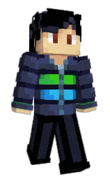 black and mirage Minecraft skin — Slim model — first worn by ohboyitsroy