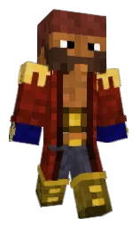 dark burgundy and gray Minecraft skin — Classic model