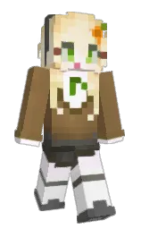 pearl lusta and yellow metal Minecraft skin — Slim model — first worn by DeathsidEhell