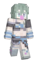 salt box and provincial pink Minecraft skin — Slim model — first worn by Gyoza1122