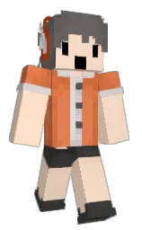 tuft bush and burnt sienna Minecraft skin — Classic model