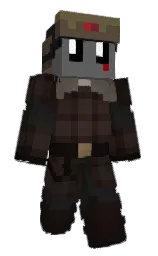 gondola and cod gray Minecraft skin — Slim model