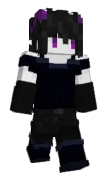 mercury and cod gray Minecraft skin — Slim model