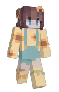 Front of anivator's skin