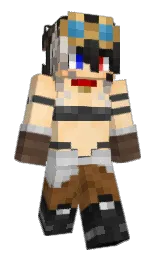 light apricot and dune Minecraft skin — Slim model — first worn by Nthloigotha