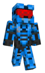 mine shaft and azure radiance Minecraft skin — Classic model — first worn by BunioooPL
