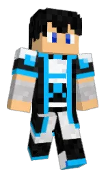 chardonnay and black Minecraft skin — Classic model — first worn by Chazmo53
