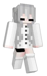 white and gallery Minecraft skin — Slim model