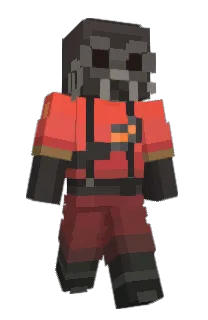 Front of DegradeCarre's skin