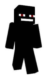 black and white Minecraft skin — Classic model — first worn by NotRaze666