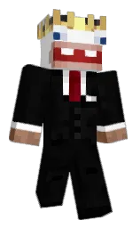 white and cod gray Minecraft skin — Classic model