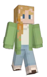 cuwudi's Minecraft skin wearing the Vanilla cape