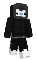 cod gray and white Minecraft skin — Slim model — first worn by sittaxx