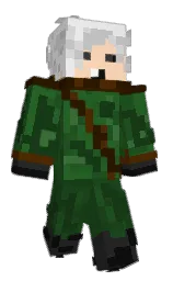 everglade and green pea Minecraft skin — Classic model