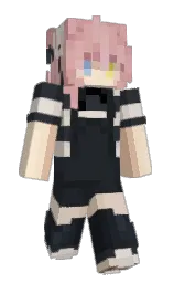 shark and careys pink Minecraft skin — Slim model