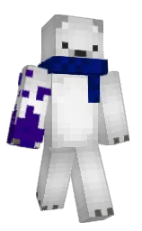 silver and alto Minecraft skin — Classic model — first worn by HiramMcDaniels