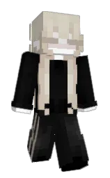 cod gray and soft amber Minecraft skin — Slim model — first worn by palqqma