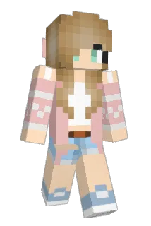 24Paula Minecraft avatar full body