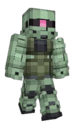 ein62's Minecraft skin wearing the Migrator cape