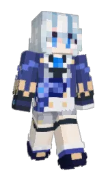 ZZHMC's Minecraft skin wearing the Aurora cape
