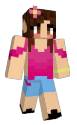 Rissa_Issa's Minecraft skin wearing the Copper cape