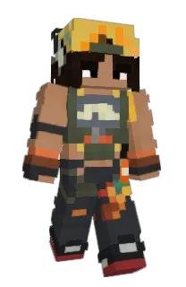 Front of Enitre's skin