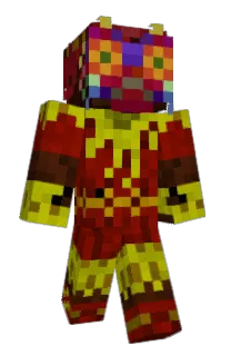 Front of Izroba's skin