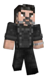 mine shaft and cod gray Minecraft skin — Classic model