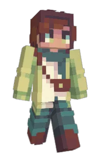 Front of CurlyRibbon's skin