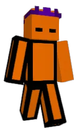 clementine and black Minecraft skin — Classic model — first worn by s0ftlie