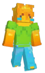 picton blue and atlantis Minecraft skin — Classic model
